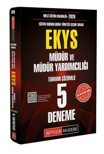 2026 Milli Eğitim Bakanlığı (EKYS) Müdür ve Müdür Yardımcılığı Tamamı Çözümlü 5 Deneme