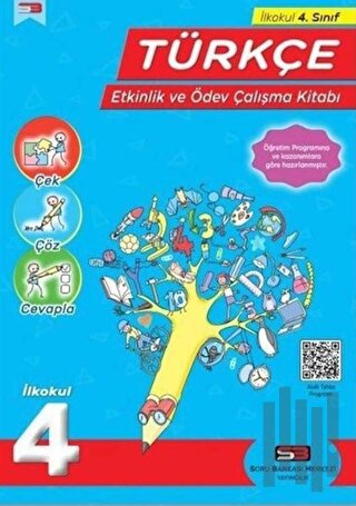 4. Sınıf Türkçe Etkinlik ve Ödev Çalışma Kitabı Soru Bankası Merkezi