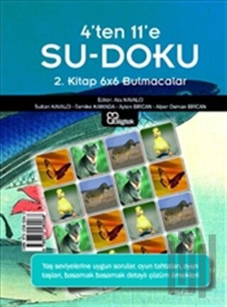 4’ten 11’e Su-Doku 2.Kitap 6*6 Bulmacalar