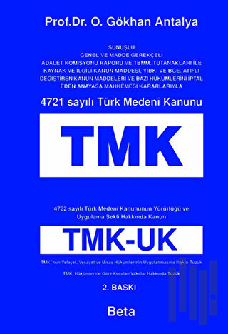 4721 Sayılı Türk Medeni Kanunu TMK (Ciltli)