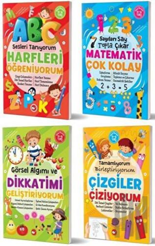 5-6 Yaş Zekamı Geliştiriyorum Etkinlik Seti (4 Kitap Takım)