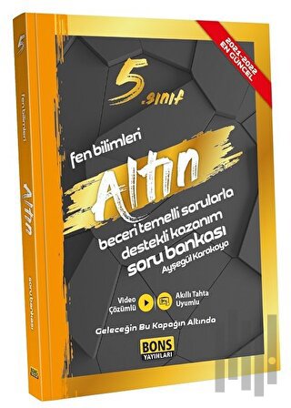 5. Sınıf Fen Bilimleri Altın Kazanım Destekli Soru Bankası