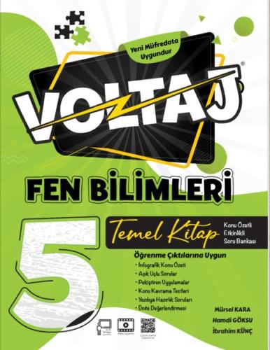 5.Sınıf Fen Bilimleri Voltaj Tk Temel Kitap