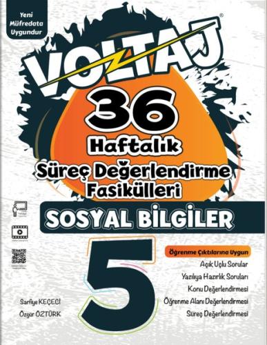 5.Sınıf Sosyal Bilgiler Voltaj 36 Hafta Süreç Değerlendirme Fasiküller