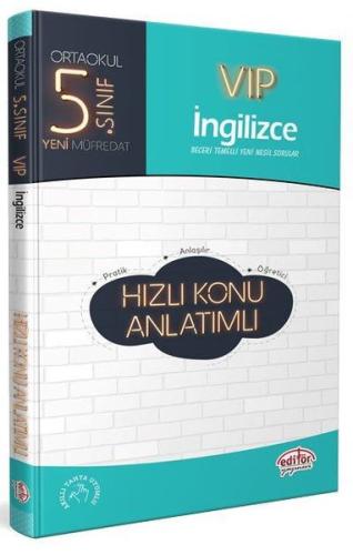 5.Sınıf VIP İngilizce Hızlı Konu Anlatımlı