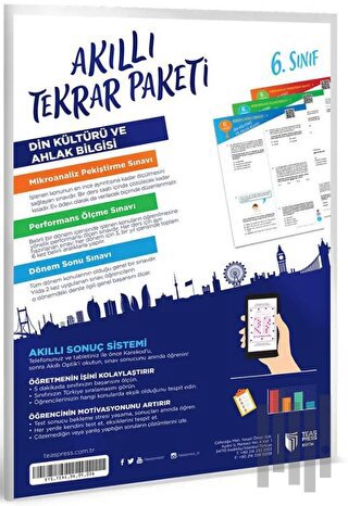 6. Sınıf Din Kültürü ve Ahlak Bilgisi Akıllı Tekrar Paketi