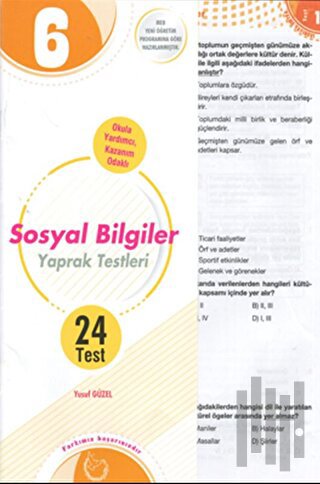 6. Sınıf Sosyal Bilgiler Yaprak Testleri