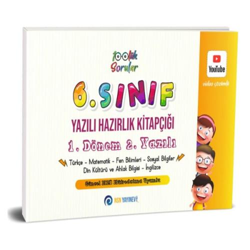 6. Sınıf Yazılı Hazırlık Kitapçığı  1. Dönem 2. Yazılı