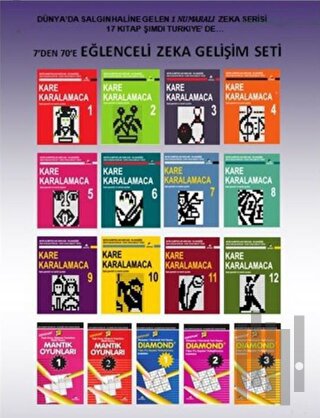 7’den 70’e Eğlenceli Zeka Gelişimi Seti (17 Kitap Takım)