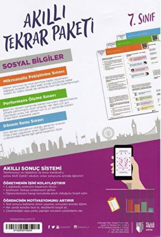 7. Sınıf Sosyal Bilgiler Akıllı Tekrar Paketleri