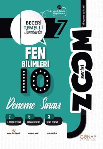 7. Sınıf Zoom Serisi 10lu Fen Bilimleri Denemeleri | Kitap Ambarı