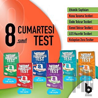 8. Sınıf Cumartesi Test Seti (6 Kitap)