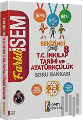 8. Sınıf Farklı İsem T.C. İnkılap Tarihi ve Atatürkçülük Soru Bankası