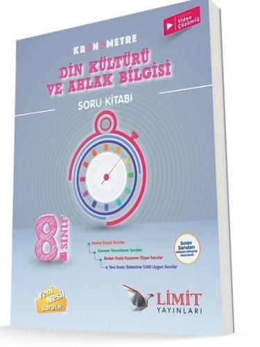 8.Sınıf Kronometre Din Kültürü ve Ahlak Bilgisi Soru Kitabı
