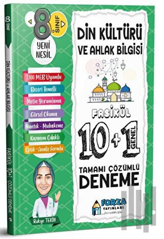 8. Sınıf LGS Din Kültürü ve Ahlak Bilgisi Tamamı Çözümlü Fasikül 10 Branş 1 Genel Deneme