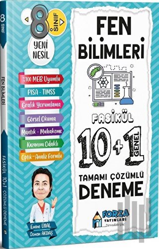 8. Sınıf LGS Fen Bilimleri Tamamı Çözümlü Fasikül 10 Branş 1 Genel Deneme