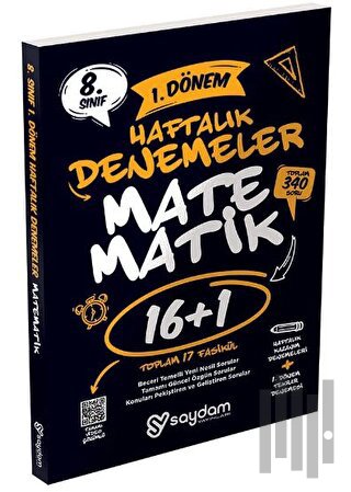 8. Sınıf LGS Matematik 1. Dönem 16+1 Haftalık Kazanım Denemeleri