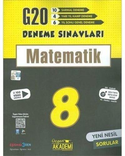 8.Sınıf LGS Matematik 20'li Deneme Sınavı | Kitap Ambarı