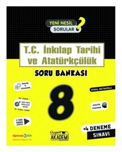 8.Sınıf LGS T.C İnkılap Tarihi ve Atatürkçülük Soru Bankası