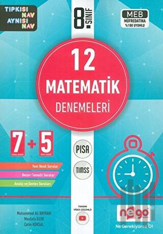 8. Sınıf Matematik 12 li Branş Deneme Video Çözümlü
