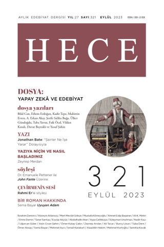 Hece Dergisi - Sayı: 321 Eylül 2023