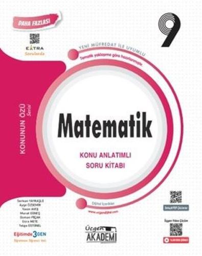 9. Sınıf Konunun Özü - Matematik Konu Anlatımlı Soru Kitabı | Kitap Am