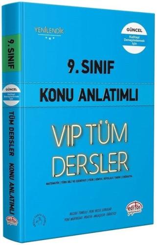 9.Sınıf VIP Tüm Dersler Konu Anlatımlı - Mavi Kitap