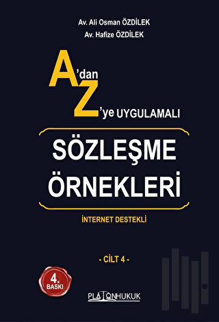 A'dan Z'ye Uygulamalı Sözleşme Örnekleri (4 Cilt Takım) (Ciltli)