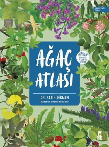 Ağaç Atlası - Dünya Haritası ve Çıkartma Hediyeli (Ciltli)