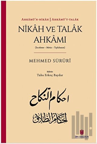 Ahkamü'n-nikah Ahkamü't-talak Nikah ve Talak Ahkamı