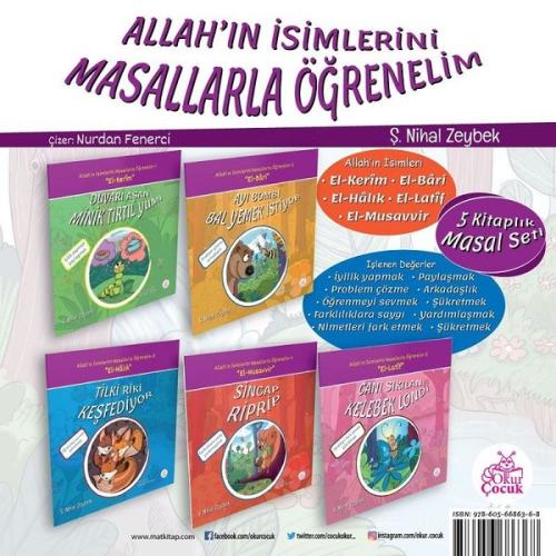 Allah'ın İsimlerini Öğrenelim-5 Kitap Takım