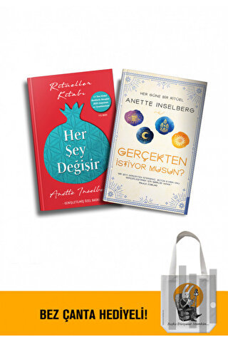 Anette İnselberg Seti (2 Kitap, Çanta Hediyeli)
