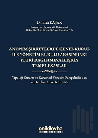 Anonim Şirketlerde Genel Kurul ile Yönetim Kurulu Arasındaki Yetki Dağılımına İlişkin Temel Esaslar