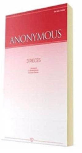 Anonymous - 3 Pieces | Kitap Ambarı