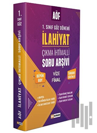 AÖF İlahiyat 1. Sınıf Güz Dönemi Soru Arşivi