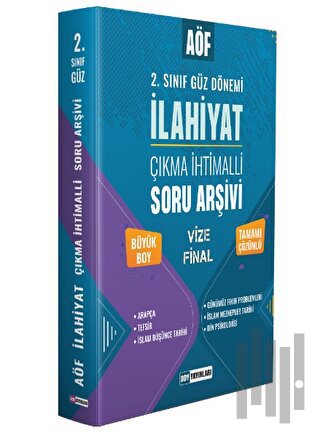 AÖF İlahiyat 2. Sınıf Güz Dönemi Soru Arşivi