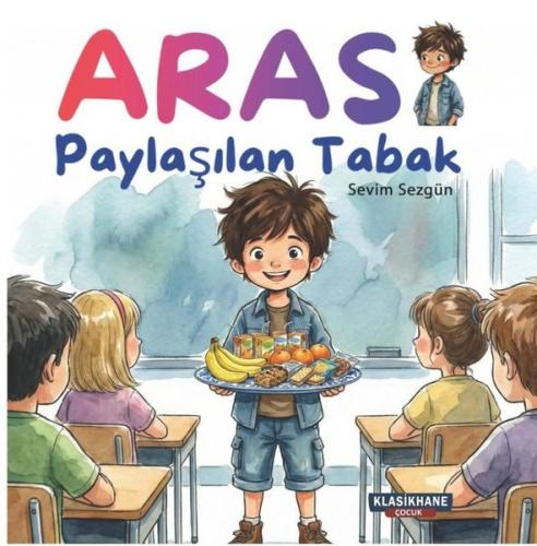 Aras Paylaşılan Tabak Renkli Resimli 3 - 9 Yaş