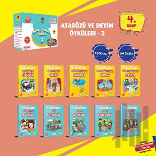 Atasözü ve Deyim Öyküleri - 3 (10 Kitap + Değerlendirme Testi)