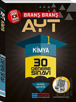 AYT Video Çözümlü Kimya 30 Deneme Sınavı | Kitap Ambarı