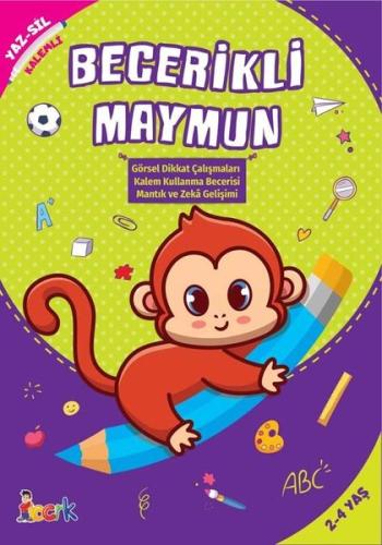 Becerikli Maymun - Yaz Sil 2-4 Yaş