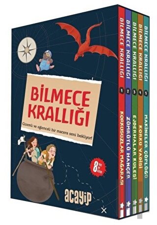 Bilmece Krallığı Seti - 5 Kitap Takım - Kutulu