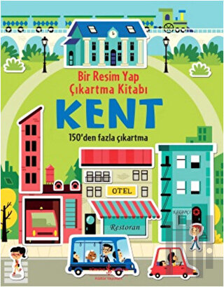Bir Resim Yap Çıkartma Kitabı - Kent