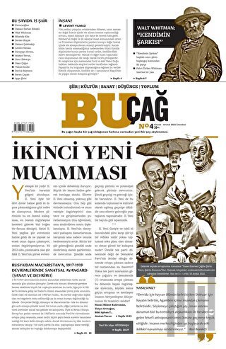 Bu Çağ Dergisi Sayı: 4 Kasım - Aralık 2022