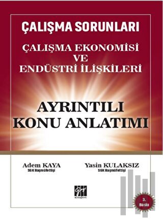 Çalışma Sorunları Çalışma Ekonomisi ve Endüstri İlişkileri Ayrıntılı Konu Anlatım