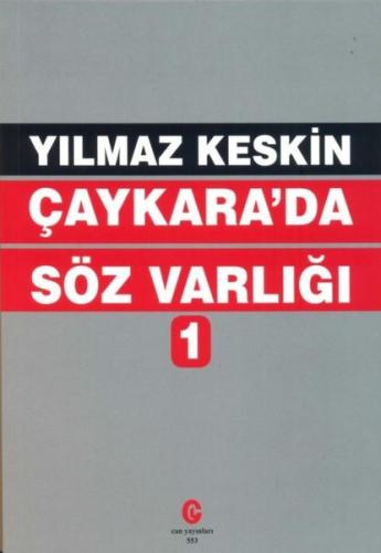 Çaykara'da Söz Varlığı 1 | Kitap Ambarı
