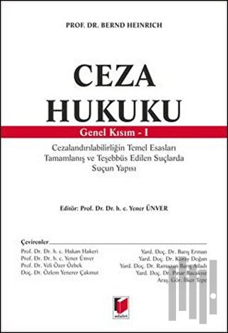 Ceza Hukuku Genel Kısım - 1