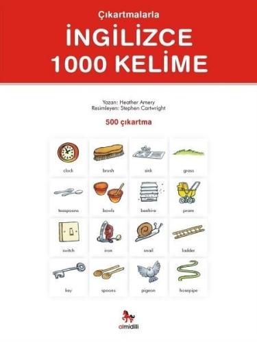 Çıkartmalarla İngilizce 1000 Kelime (500 Çıkartma) | Kitap Ambarı