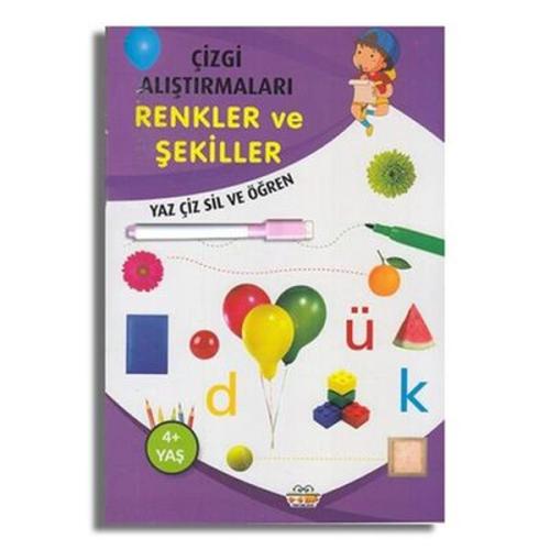 Çizgi Alıştırmaları Renkler ve Şekiller | Kitap Ambarı