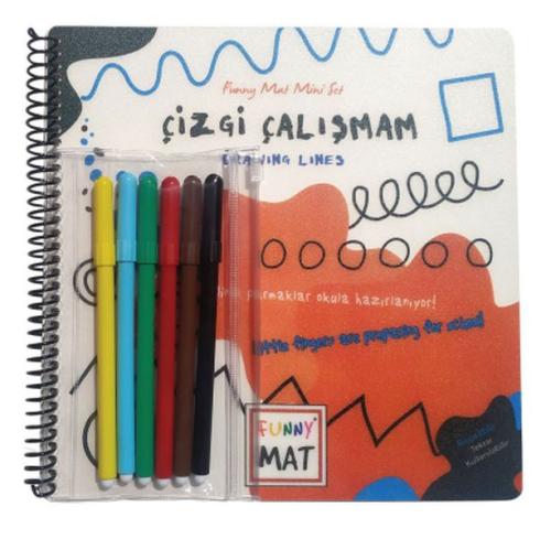 Çizgi Çalışmam - Funny Mat Mini Set (Aktivite Seti) | Kitap Ambarı