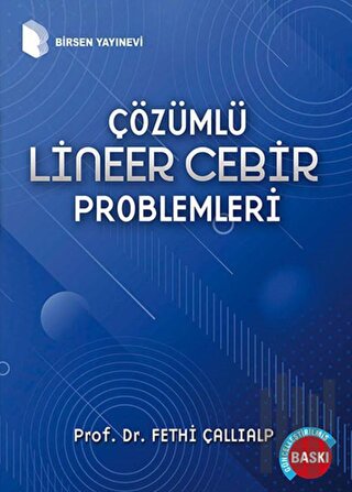 Çözümlü Lineer Cebir Problemleri